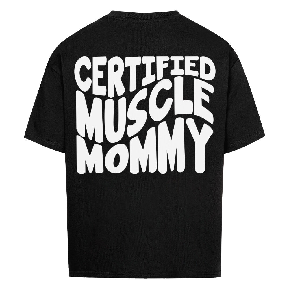 Certified Muscle Mommy Premium Oversize Pump Cover-T-Shirt-Swolemates