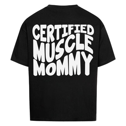 Certified Muscle Mommy Premium Oversize Pump Cover-T-Shirt-Swolemates