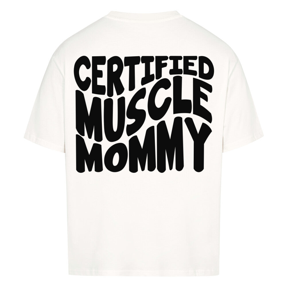 Certified Muscle Mommy Premium Oversize Pump Cover-T-Shirt-Swolemates