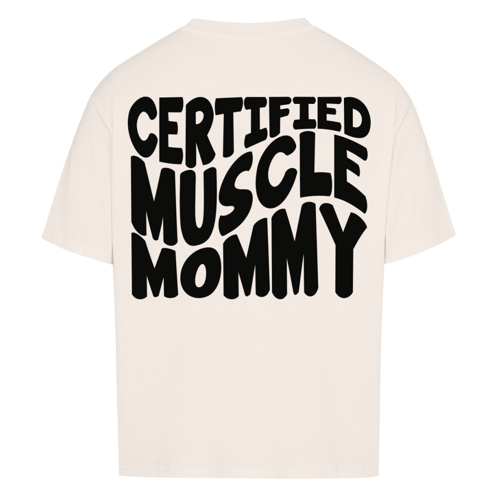 Certified Muscle Mommy Premium Oversize Pump Cover-T-Shirt-Swolemates