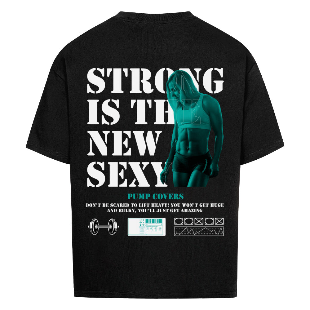 Strong is the New Sexy Premium Oversize Pump Cover-T-Shirt-Swolemates