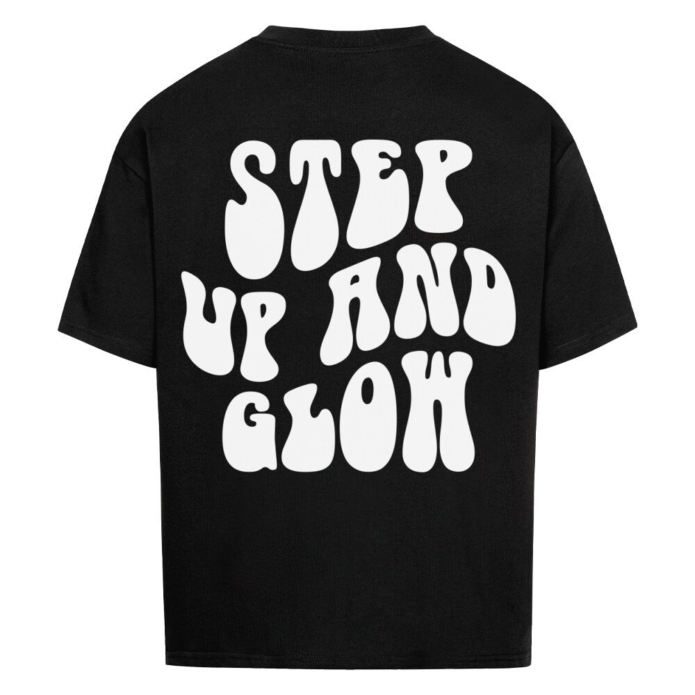 Step Up And Glow Premium Oversize Pump Cover-T-Shirt-Swolemates