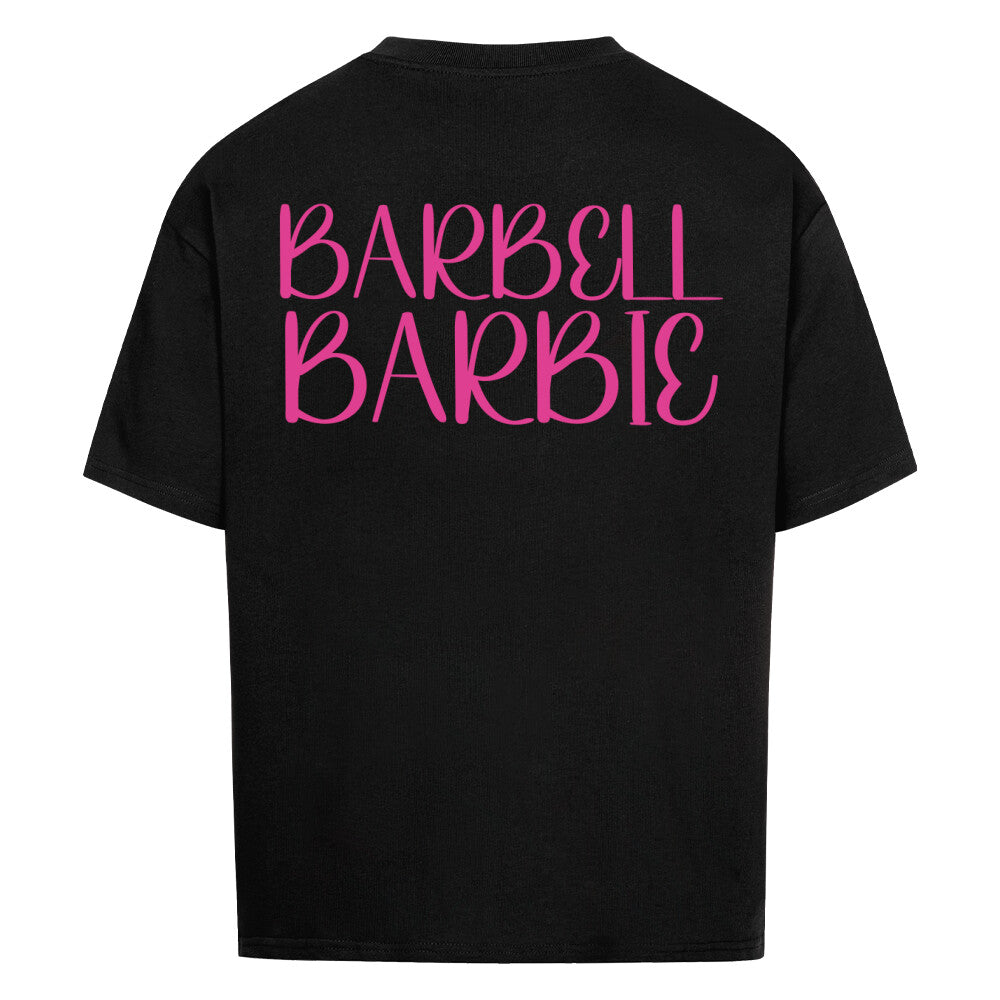 Barbell Barbie Premium Oversize Pump Cover-T-Shirt-Swolemates