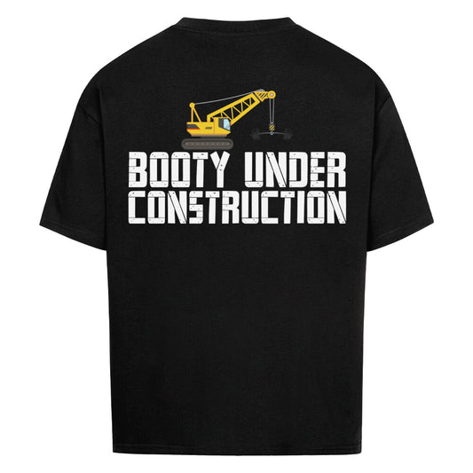 Booty Under Construction Premium Oversize Pump Cover-T-Shirt-Swolemates