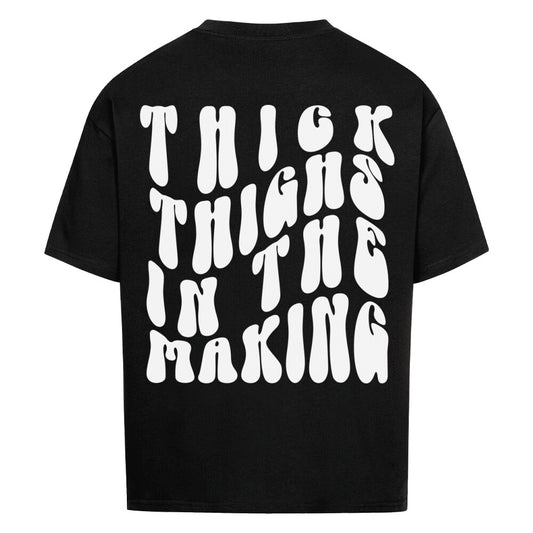 Thick Thighs in the Making Premium Oversize Pump Cover-T-Shirt-Swolemates