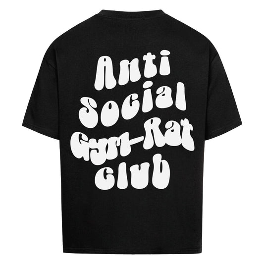 Anti Social Gym Rat Club Premium Oversize Pump Cover-T-Shirt-Swolemates