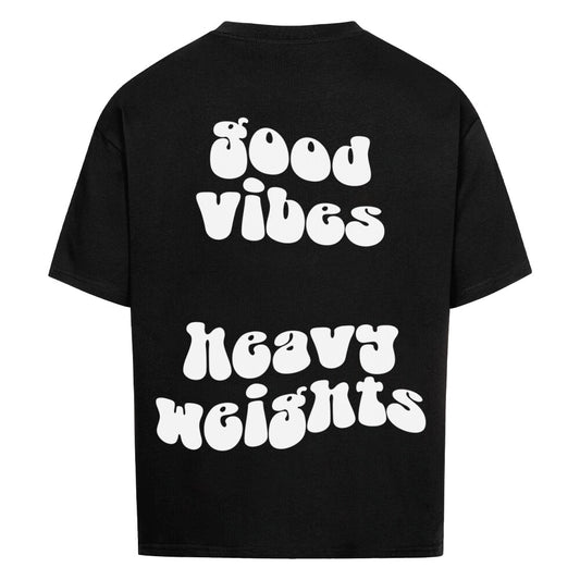 Good Vibes Premium Oversize Pump Cover-T-Shirt-Swolemates