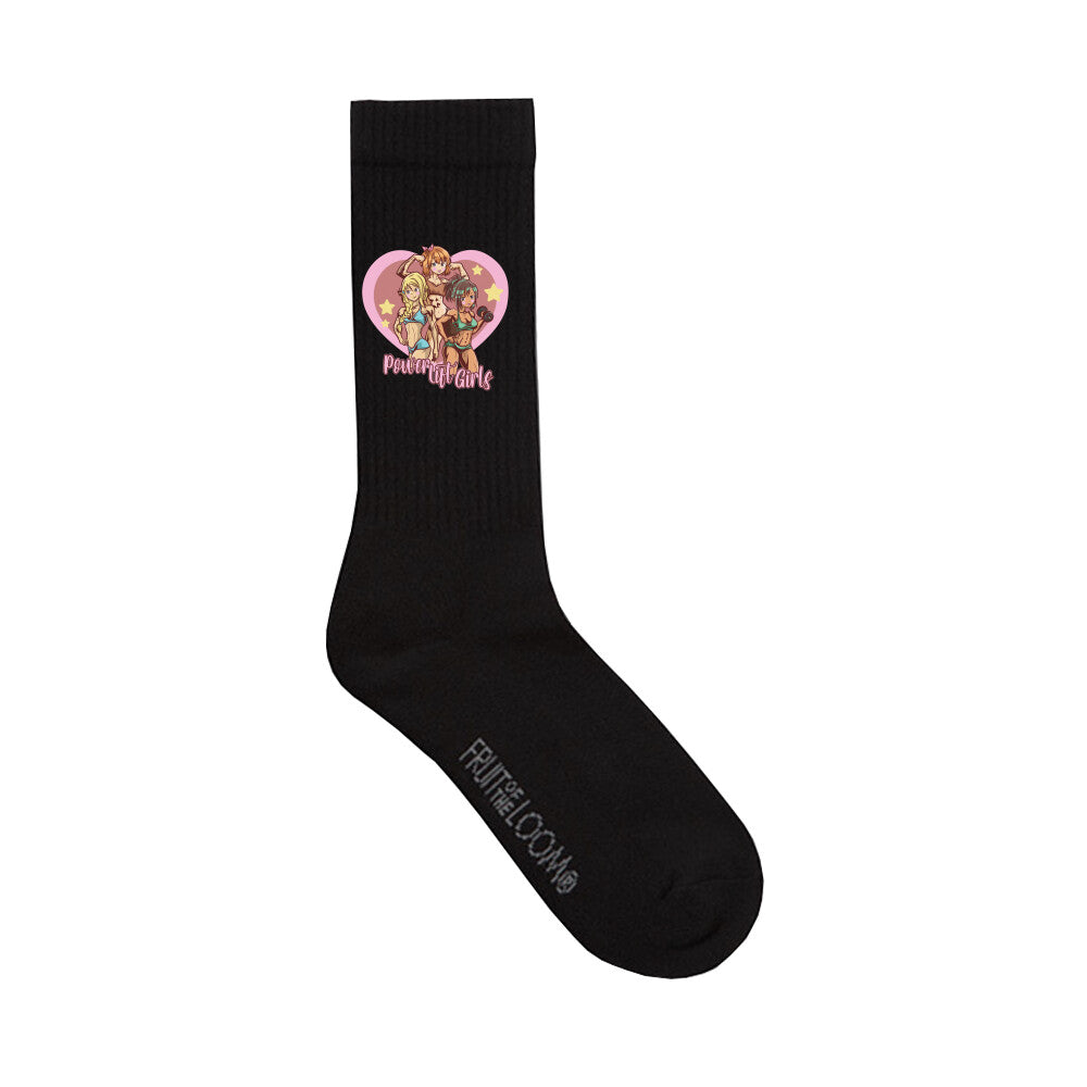 Power Lift Girls Anime Crew Socken Gym Fitness - Swolemates