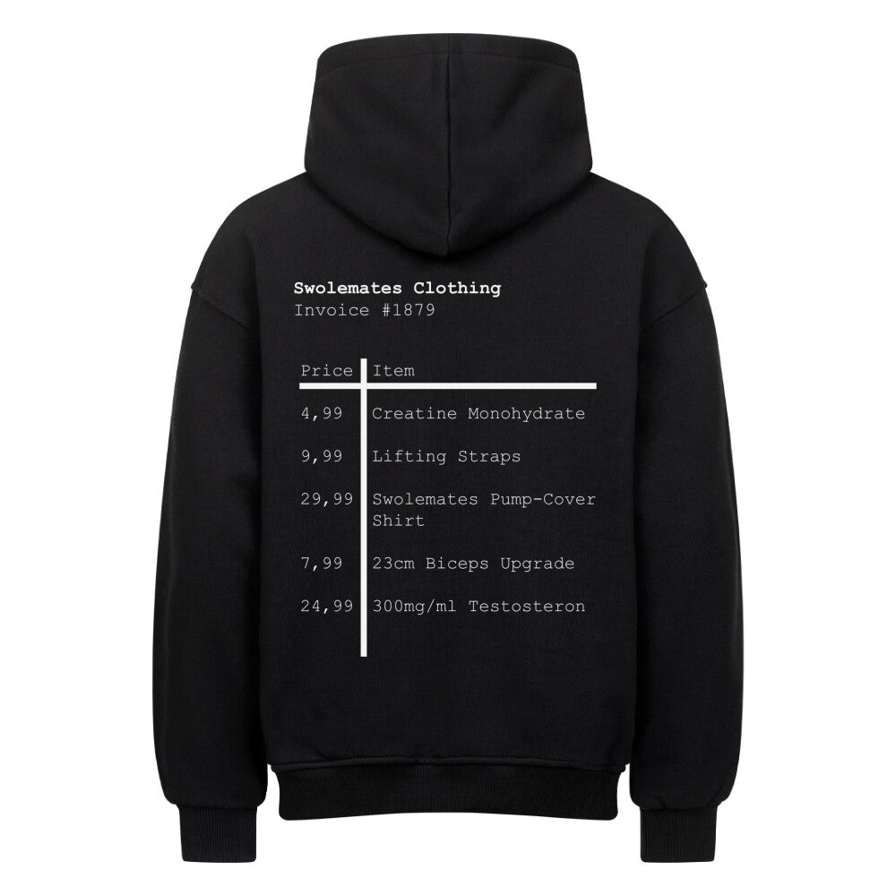 Swolemates Rechnung Oversized Hoodie-Hoodie-Swolemates