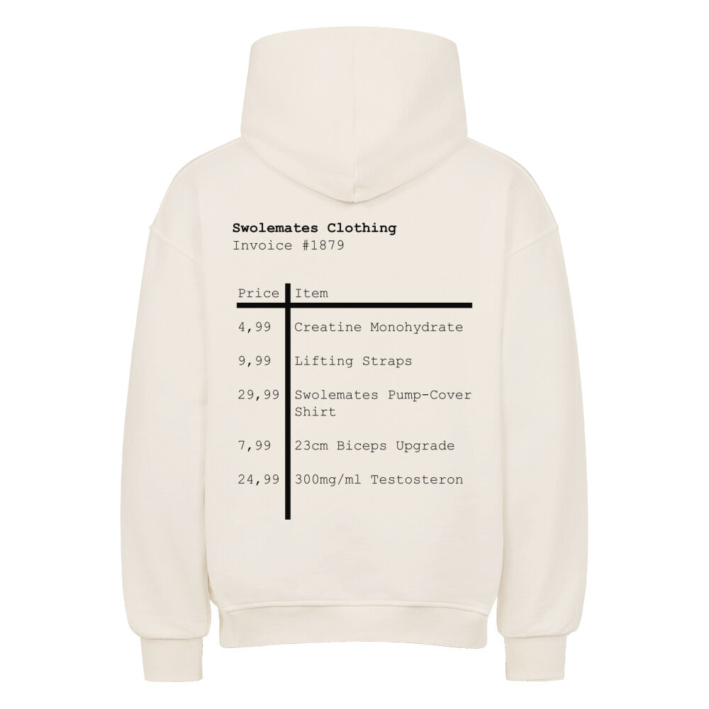 Swolemates Rechnung Oversized Hoodie-Hoodie-Swolemates