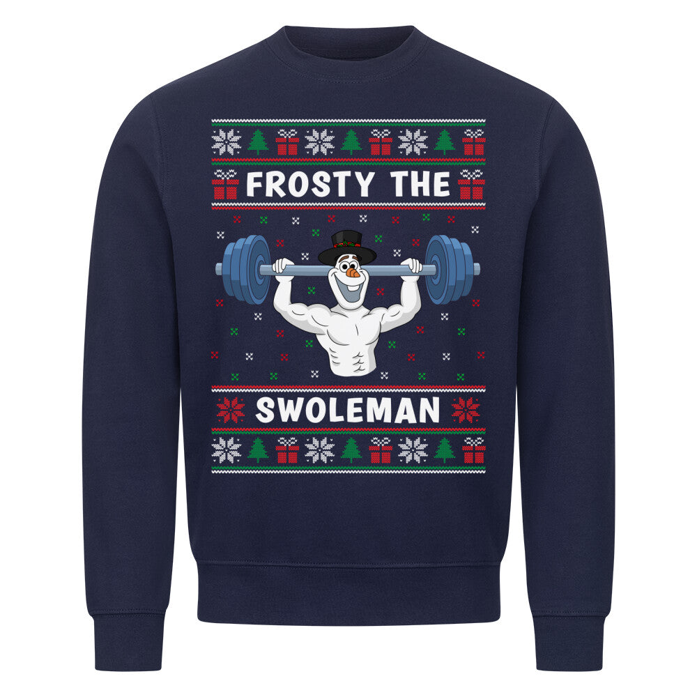 Frosty the Swoleman Ugly Christmas Sweater-Sweatshirt-Swolemates