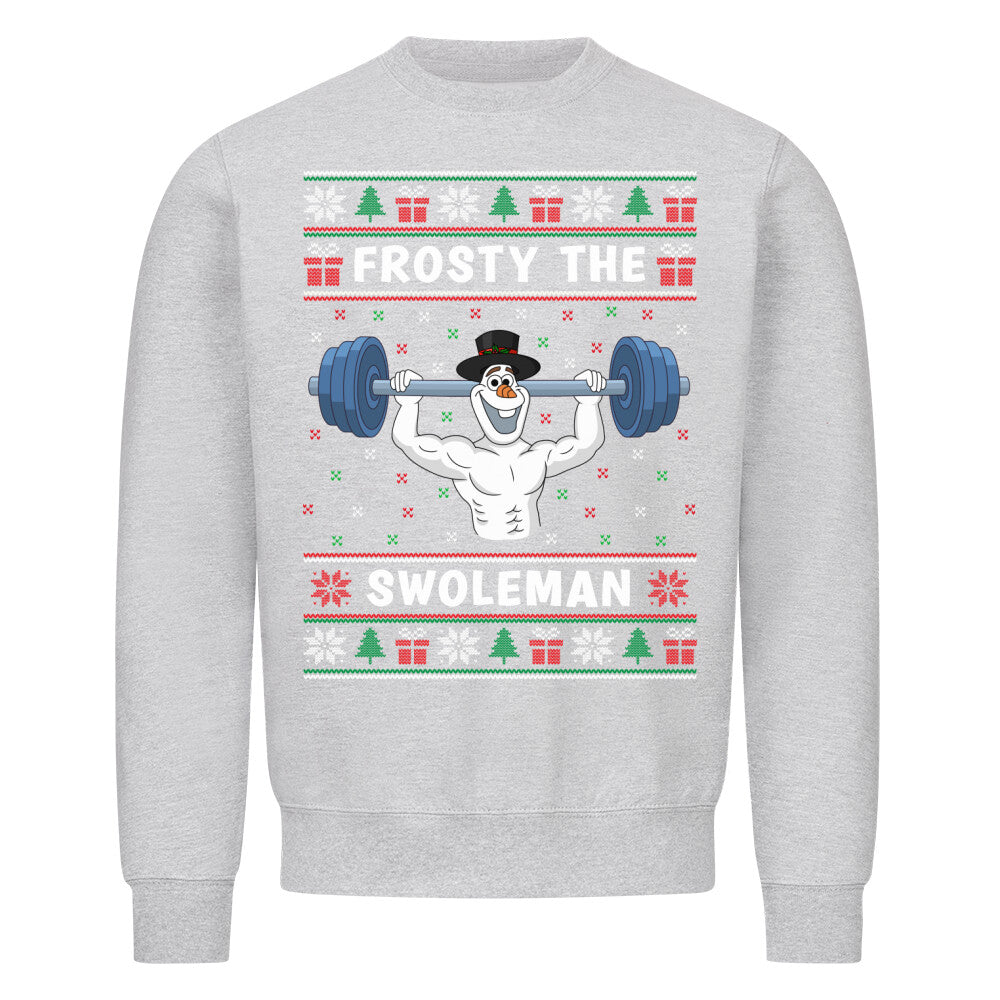 Frosty the Swoleman Ugly Christmas Sweater-Sweatshirt-Swolemates