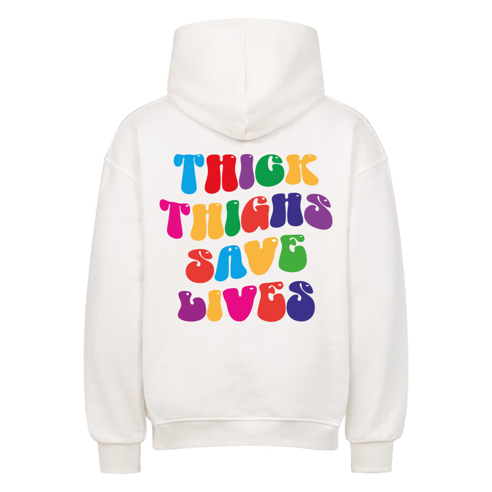 Thick Thighs Save Lives CLR Oversize Pump Cover Hoodie-Hoodie-Swolemates