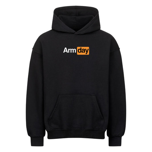 Arm Day Oversize Pump Cover Hoodie-Hoodie-Swolemates