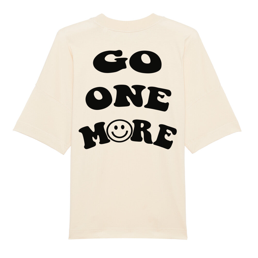 Go One More Oversize Pump Cover-T-Shirt-Swolemates