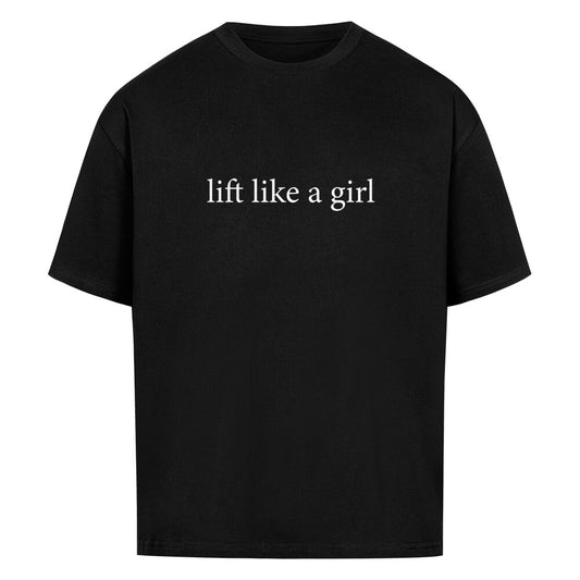 lift like a girl Premium Oversize Pump Cover-T-Shirt-Swolemates