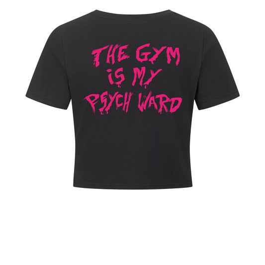 Psych Ward Crop Top-T-Shirt-Swolemates