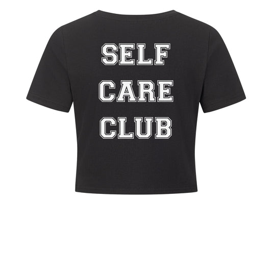 Self Care Club Crop Top-T-Shirt-Swolemates