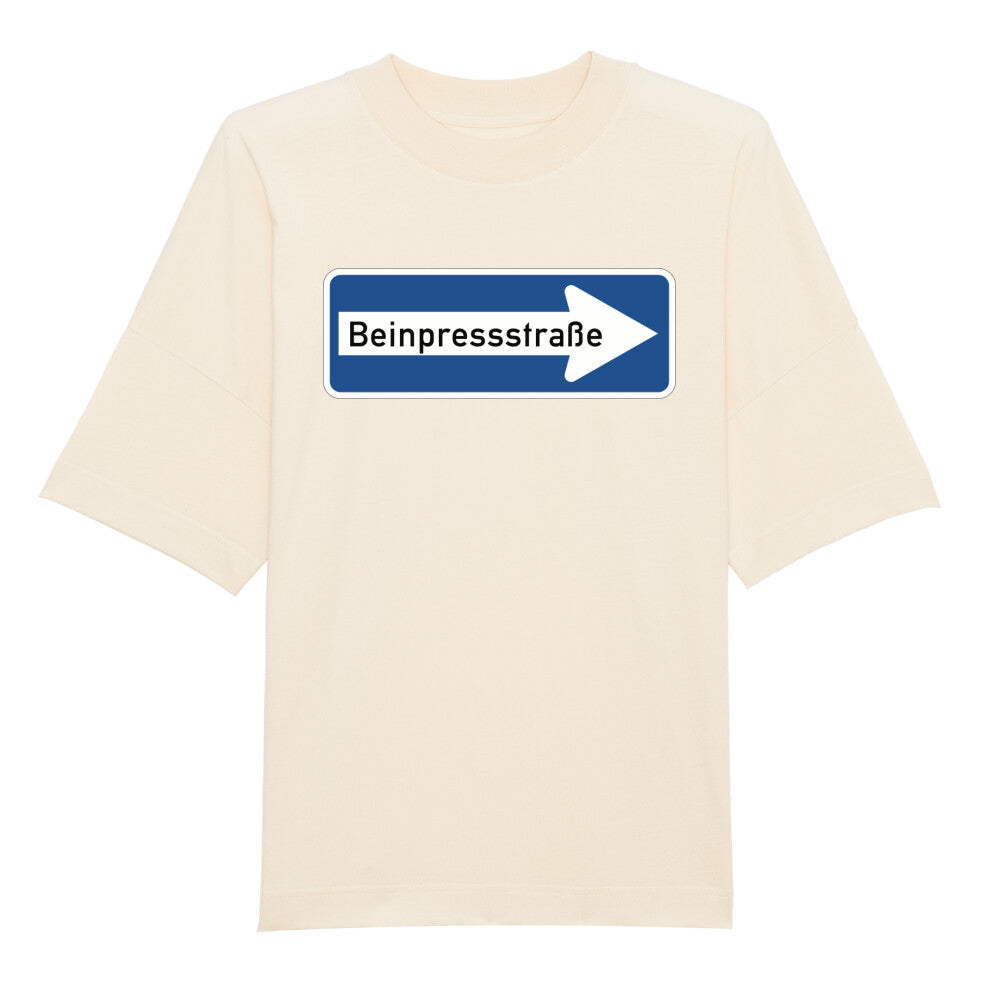 Beinpressstraße Oversize Pump Cover-T-Shirt-Swolemates