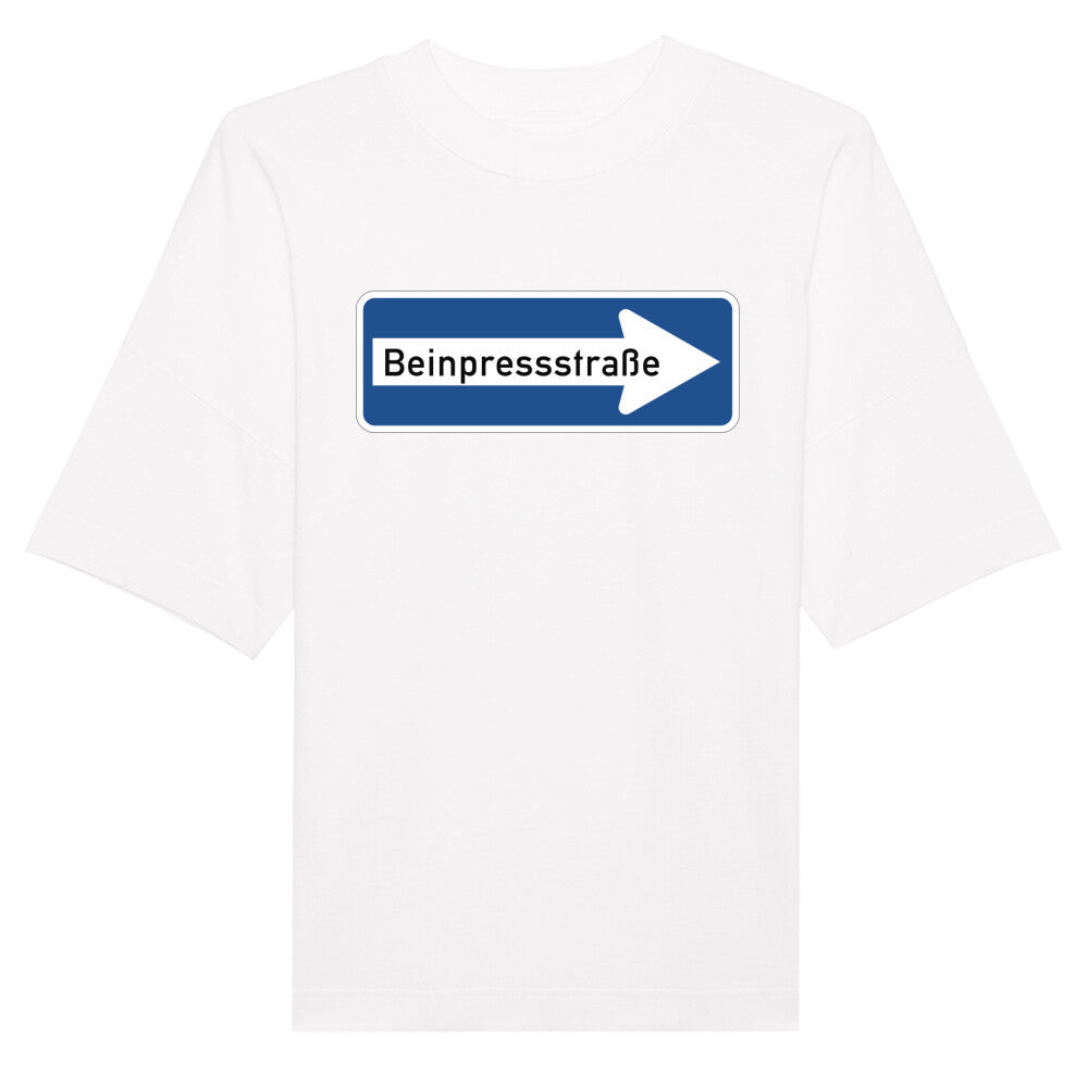 Beinpressstraße Oversize Pump Cover-T-Shirt-Swolemates