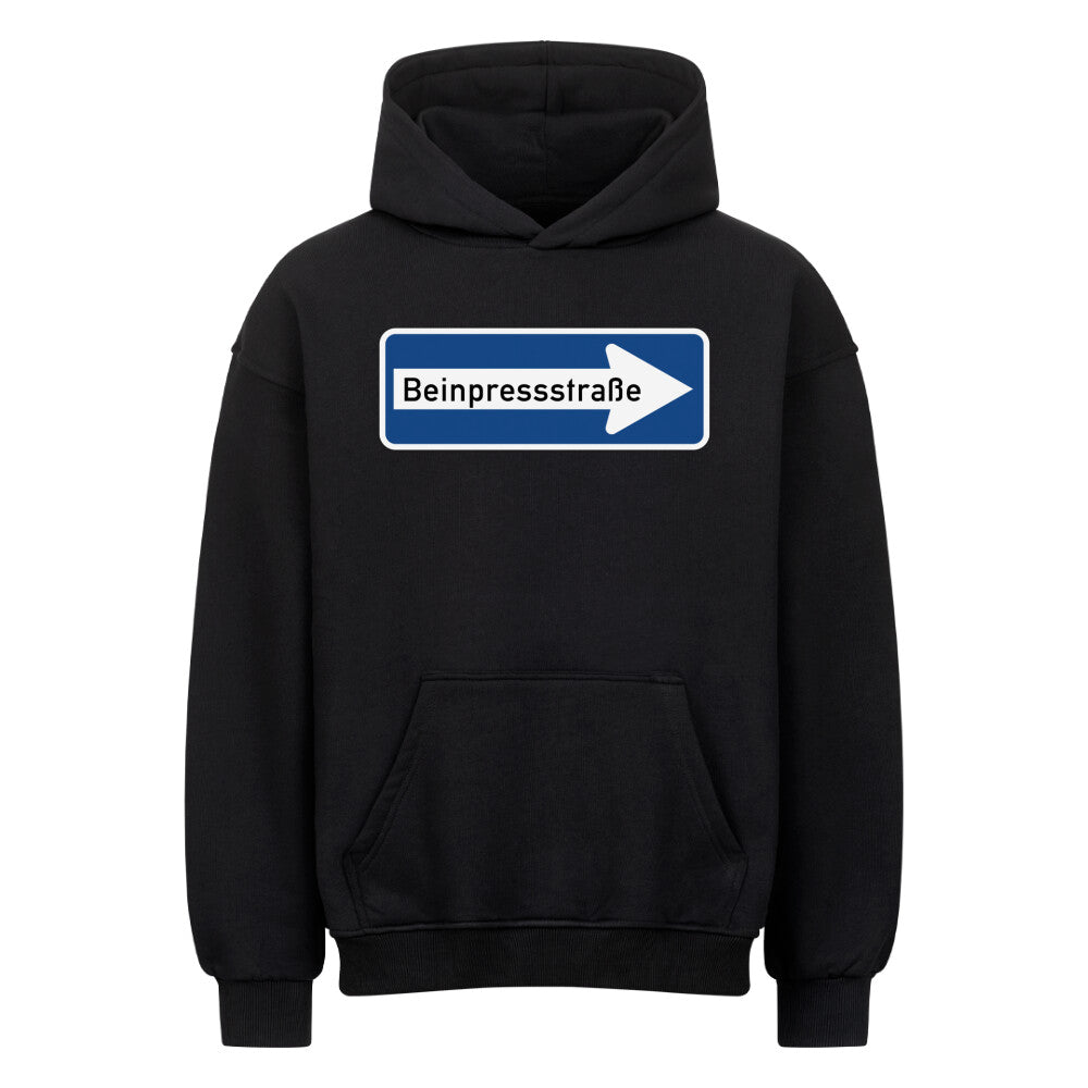 Beinpressstraße Oversize Pump Cover Hoodie-Hoodie-Swolemates