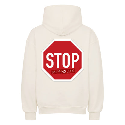 Stop Skipping Legs Oversize Pump Cover Hoodie-Hoodie-Swolemates