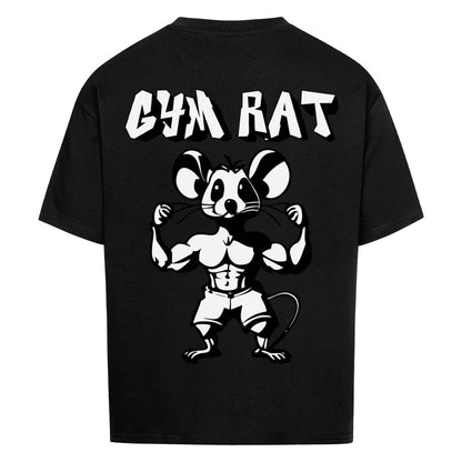 Gym Rat Vis White Premium Oversize Pump Cover-T-Shirt-Swolemates